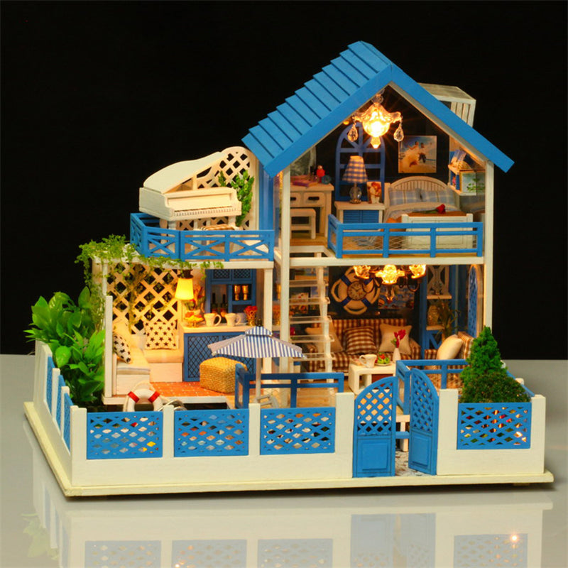 Cabane DIY Cabane faite à la main Modèles de jouets de maison