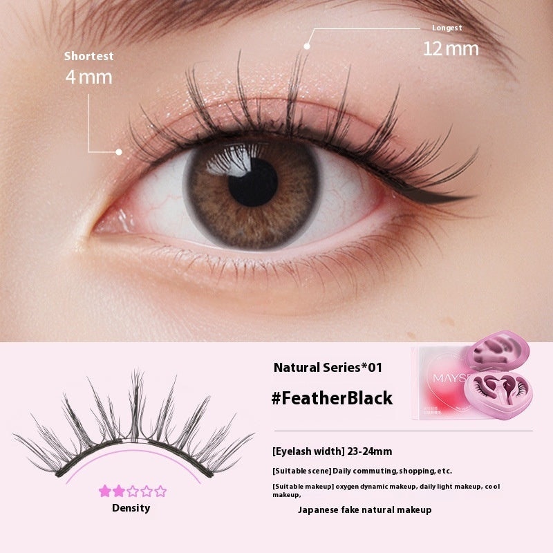Meixi Soft Magnetic False Eyelashes Heart-shaped Integrated Soap Holder