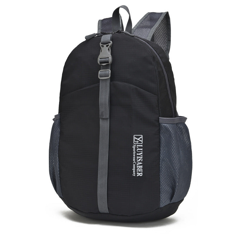 Sac à dos de randonnée pliable en nylon imperméable et léger pour sports de plein air