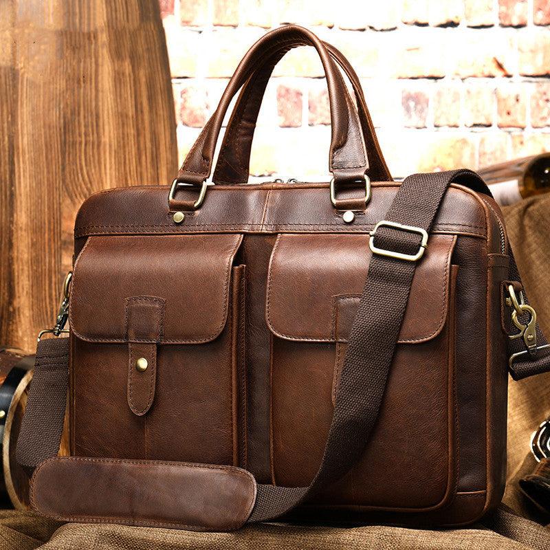 Single shoulder business computer bag