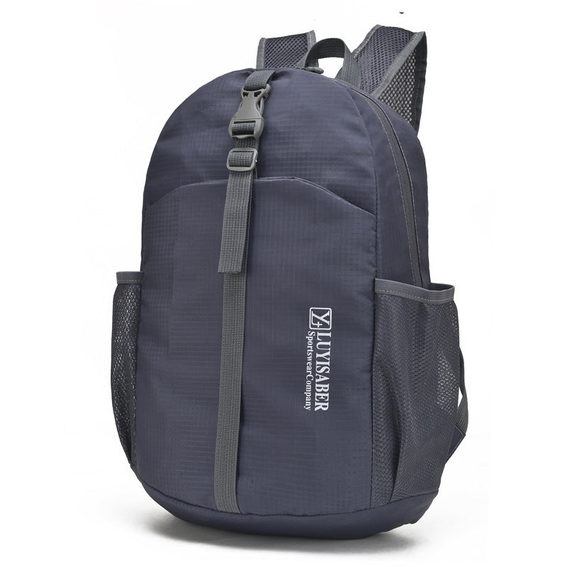 Sac à dos de randonnée pliable en nylon imperméable et léger pour sports de plein air