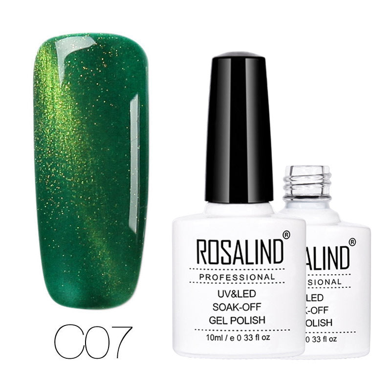 Vernis à ongles gel photothérapie effet œil de chat 30 couleurs