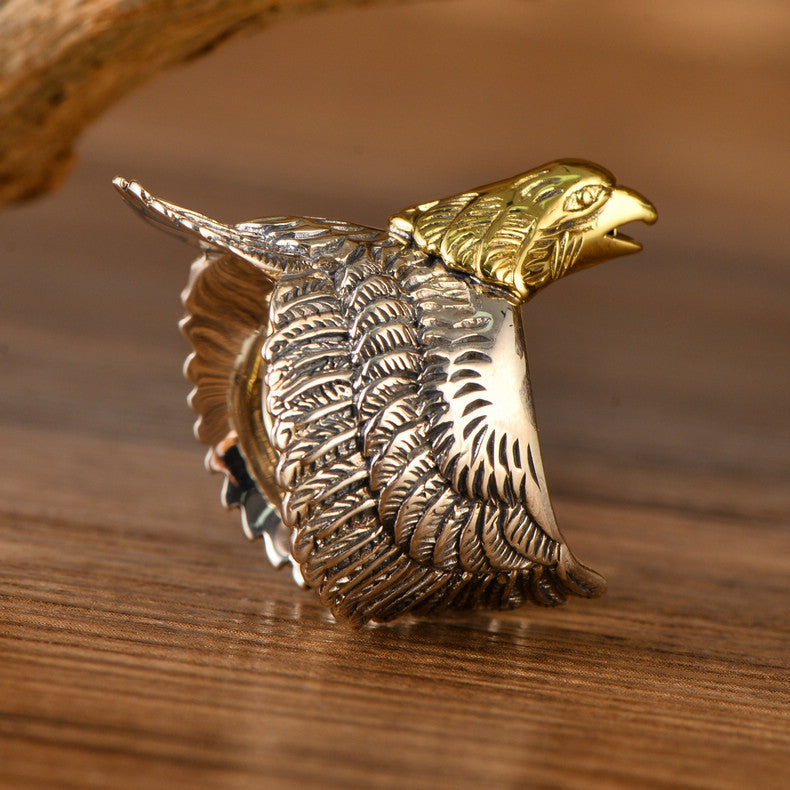 Men's Hipster Personality Retro Domineering Eagle Opening Eagle Ring
