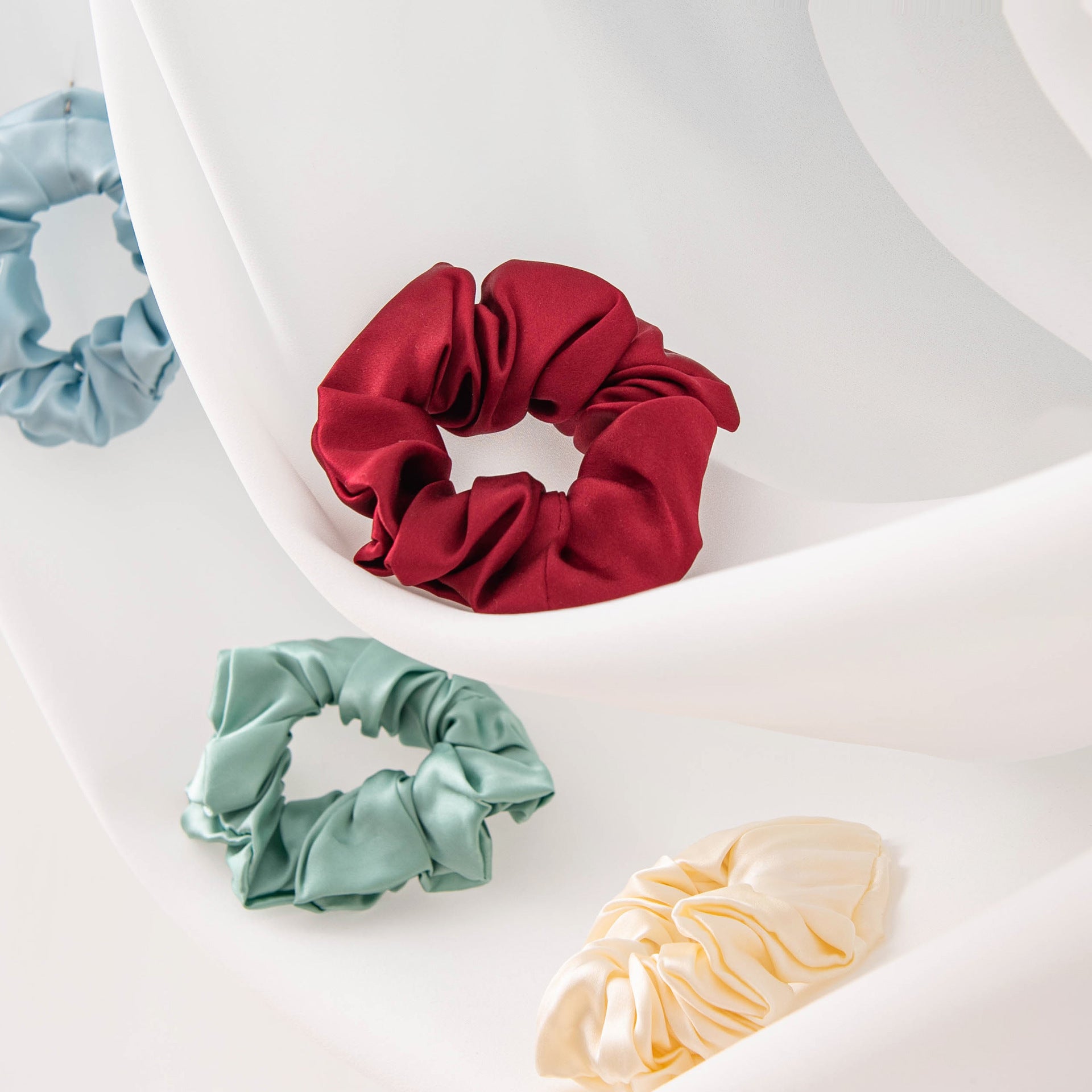 Silk Large Intestine Hair Band Female Head Rope