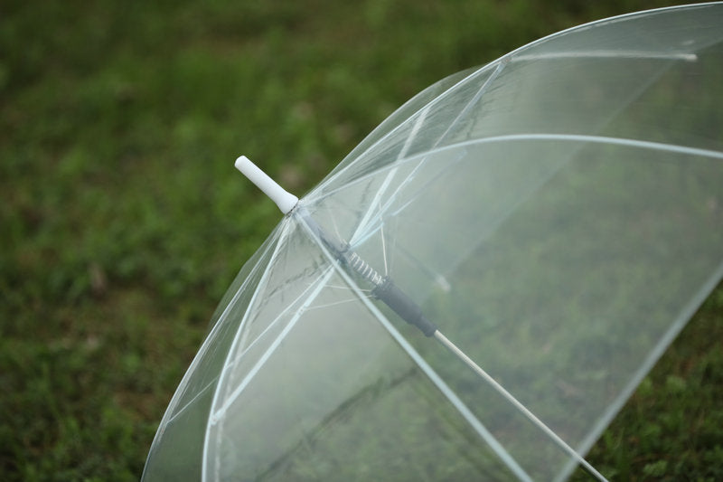 Color Transparent Umbrella Straight Pole Automatic