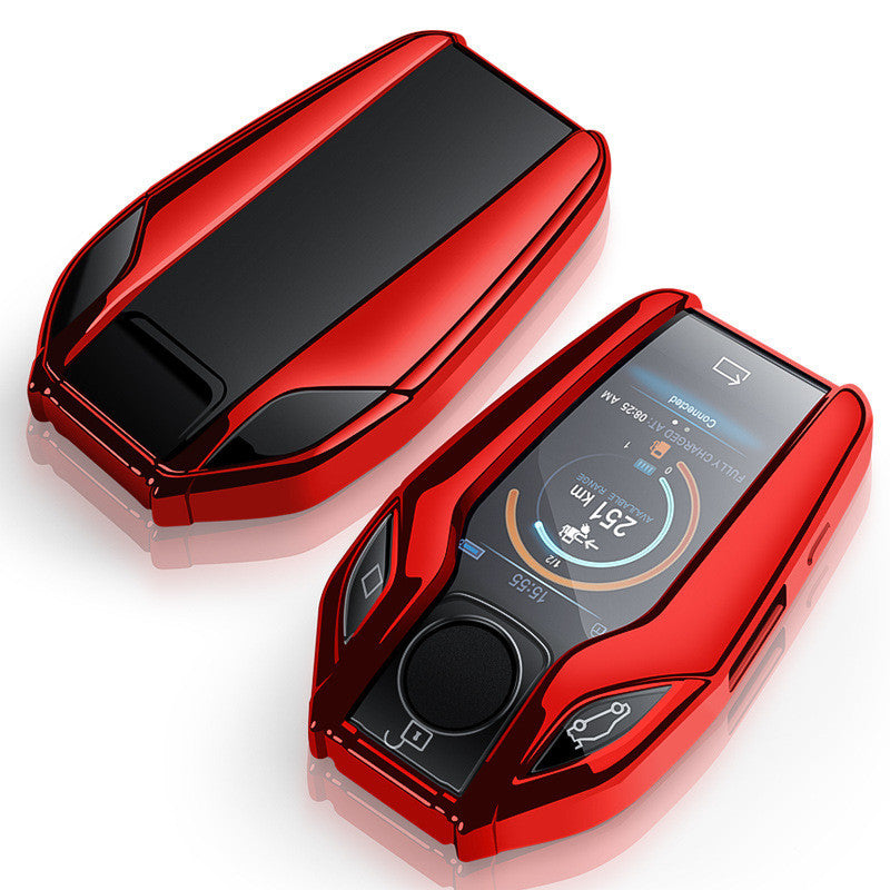 LCD Car Key Case Protective Sleeve