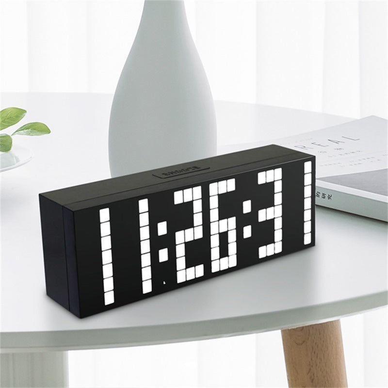 LED fashion digital silent luminous electronic alarm clock
