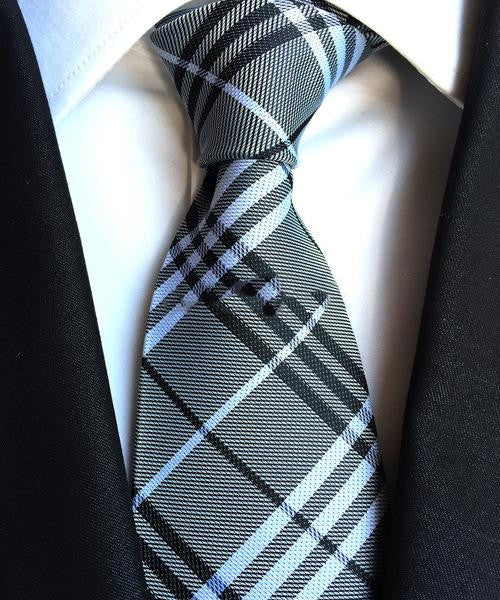 Cravate en polyester à motif cachemire pour homme