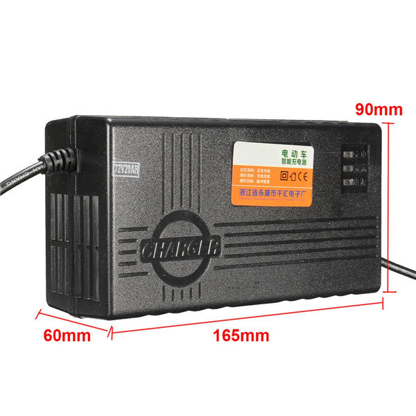 Chargeur de voiture électrique 72V20AH