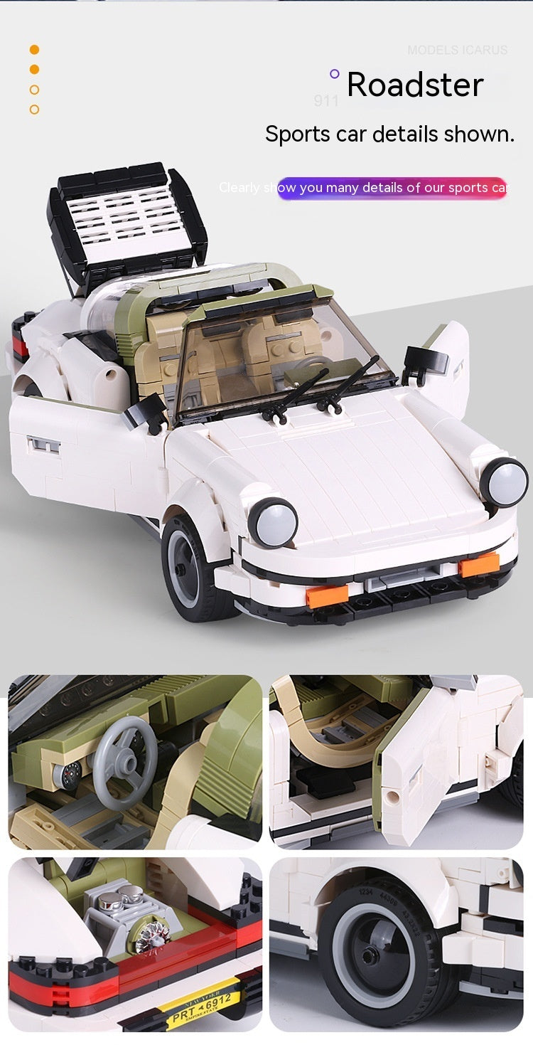 Jouets à assembler soi-même pour enfants Open 911 Sports Car GTR Racing