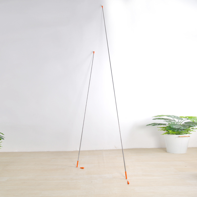 Stainless steel telescopic fishing rod