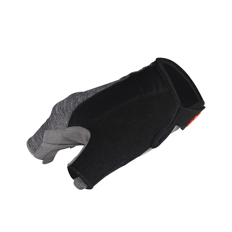 Cycling shock-absorbing non-slip short finger gloves