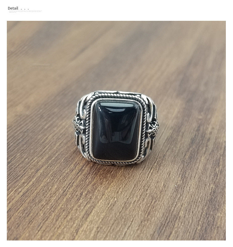 Bague en argent sterling 925 pour homme