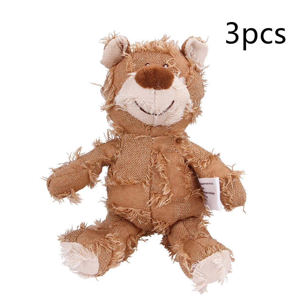 Molar Sound Plush Tooth Cleaning Dog Toy