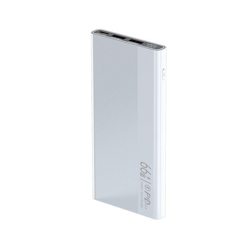 Batterie Externe Grande Capacité Recharge Rapide PD66w Légère Universelle