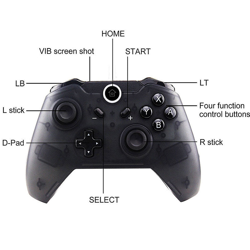 Wireless gamepad with screenshot