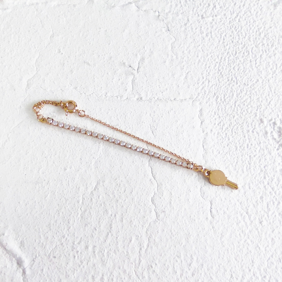 Key Necklace Female Clavicle Chain Ins Cold Wind Simple Small Lock Necklace