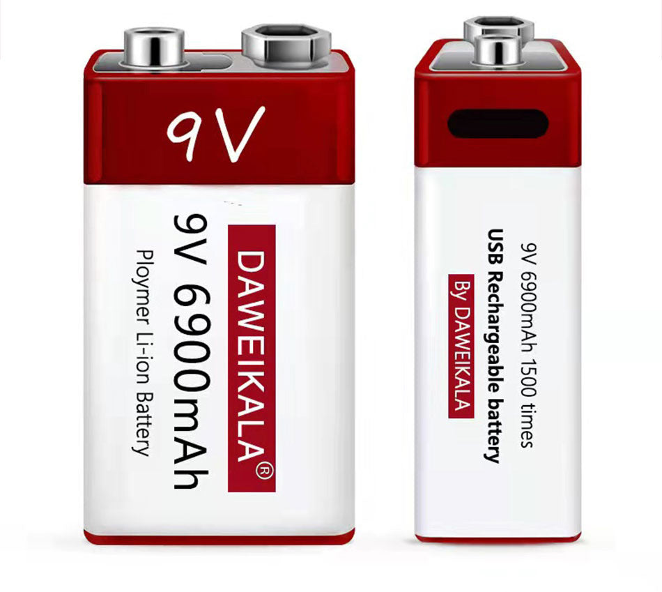 Batterie rechargeable lithium-ion 9V pour multimètre