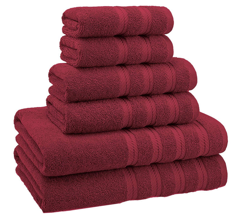 Ensemble de serviettes de bain en coton longues fibres absorbantes