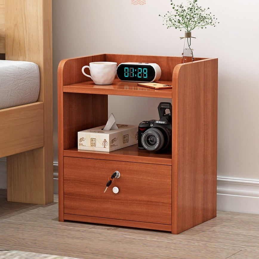 Bedside Table Modern Simple Small Simple Household Storage Locker With Lock