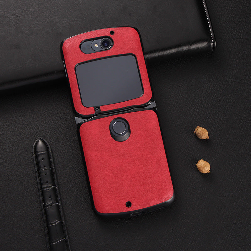Étui de téléphone pliable en cuir