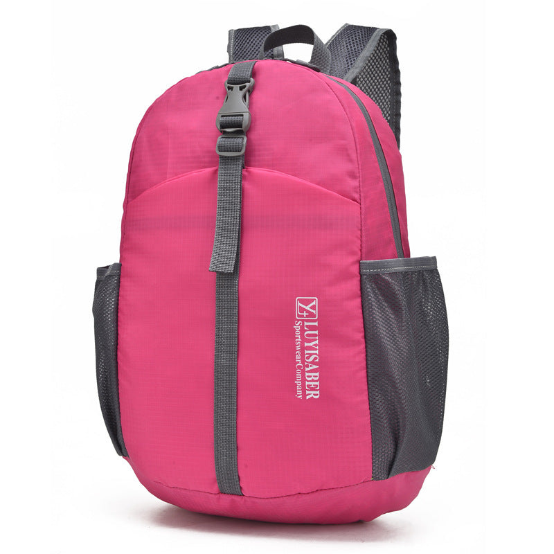 Sac à dos de randonnée pliable en nylon imperméable et léger pour sports de plein air