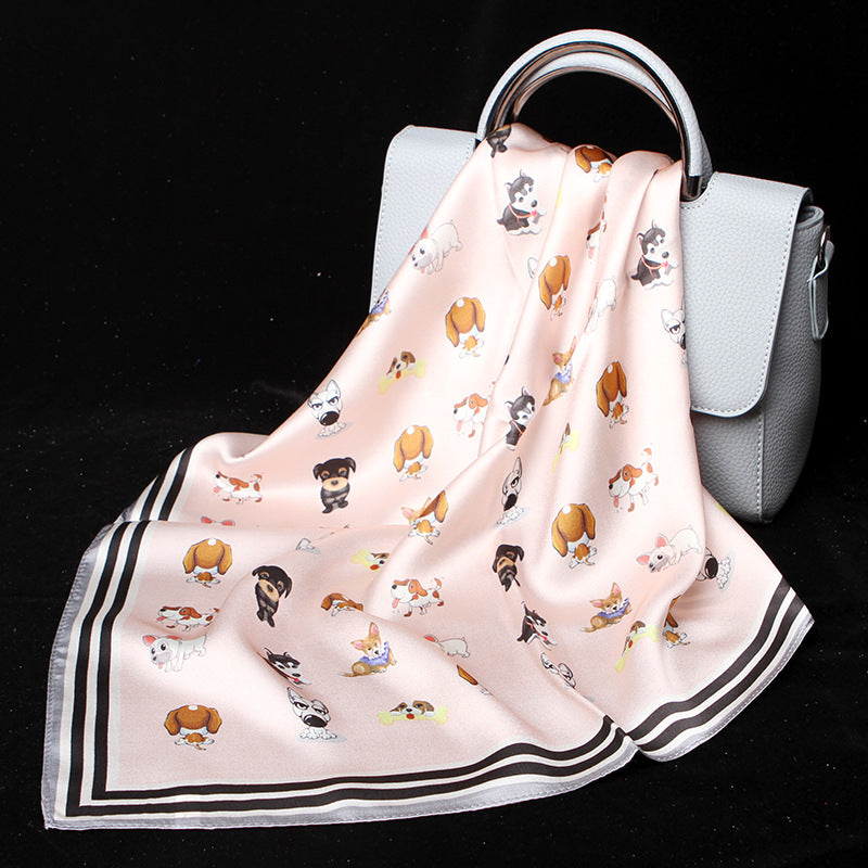Petite écharpe-bandana femme pour le cou