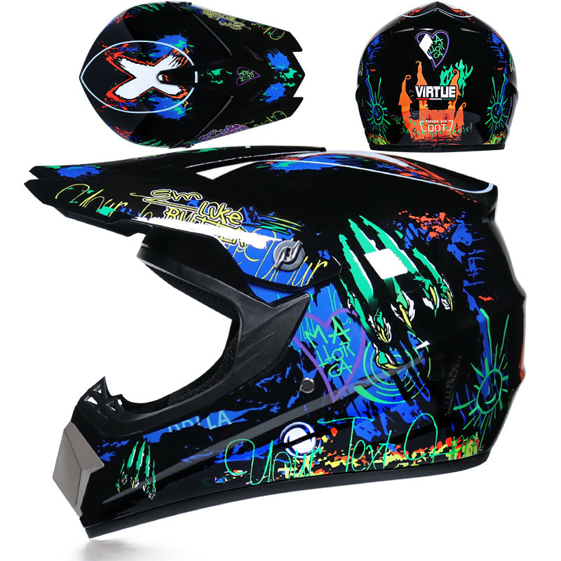 Casque Tout-Terrain Moto Petit Casque Tout-Terrain
