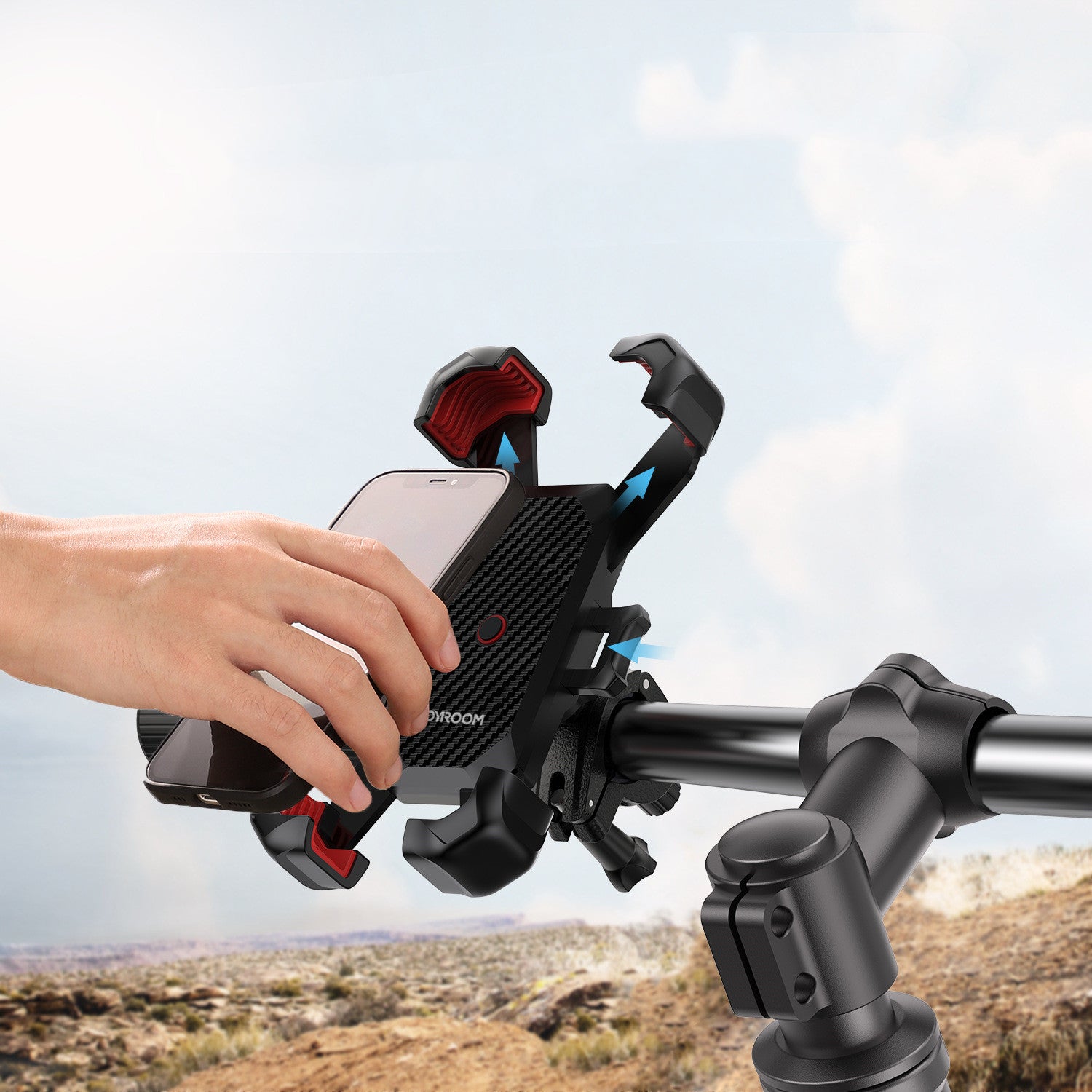 Support paresseux de téléphone portable pour vélo extérieur