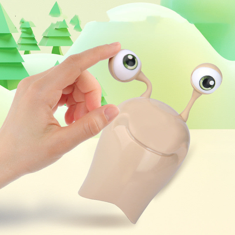Electric Universal Swing Nodding Small Snail Music Projection Light Toys