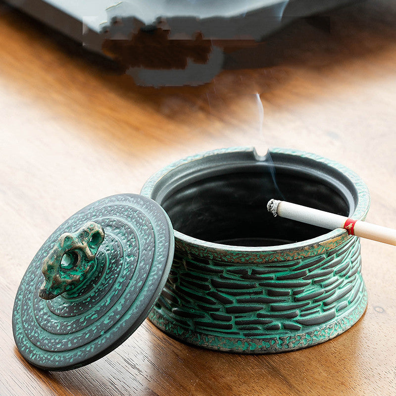 Ashtray Creative Personality Trend With Cover
