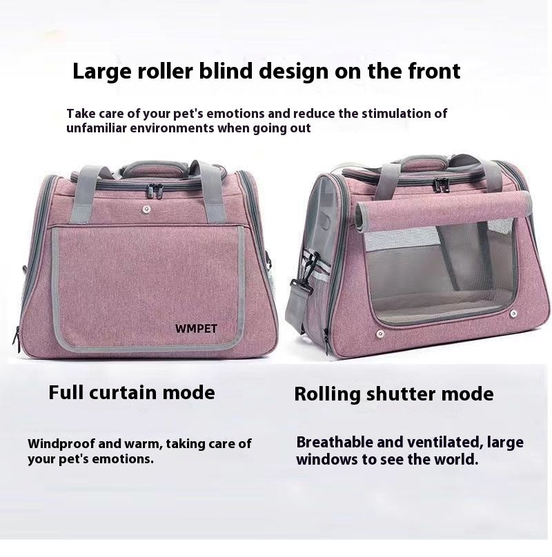 Sac de transport portable pour chat, à la mode, respirant, de grande capacité