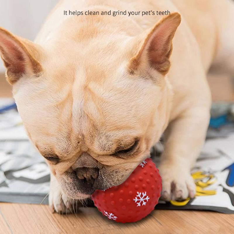 Jouets pour chiens Balles interactives pour chiots et chats, jouets à mâcher pour animaux de compagnie, jouets indestructibles pour le nettoyage des dents, balles flottantes pour piscine pour chiens de petite et moyenne taille