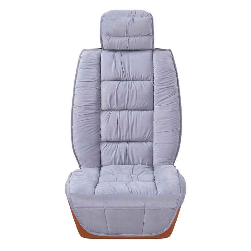 Winter Short Plush Car Seat Cushion All-inclusive