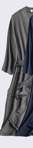 Men's And Women's Pajamas, Waffle Style Couple Bathrobe
