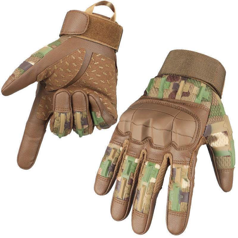 Gants tactiques robustes camouflage homme