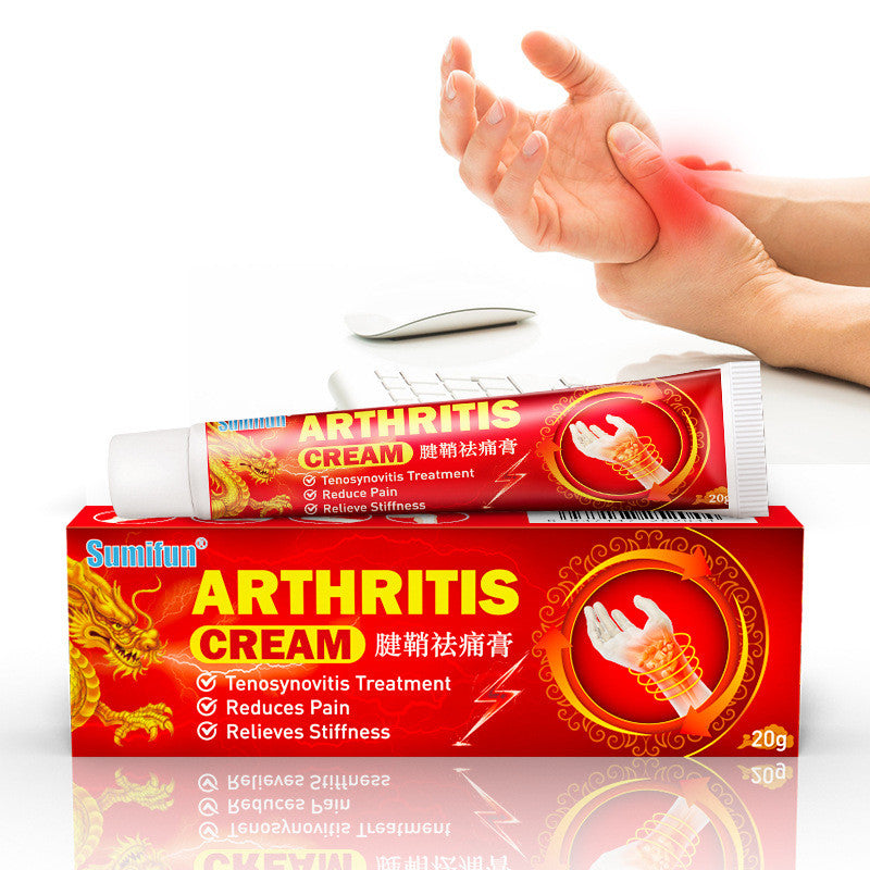 Crème de soin pour les mains, le pouce et le poignet (syndrome de la souris)