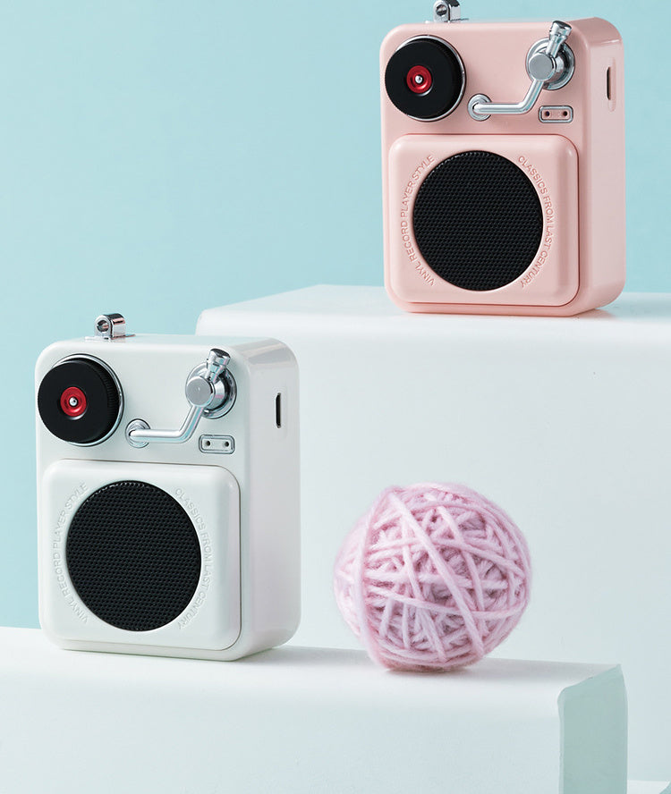 Creative Retro Subwoofer Portable Outdoor Audio