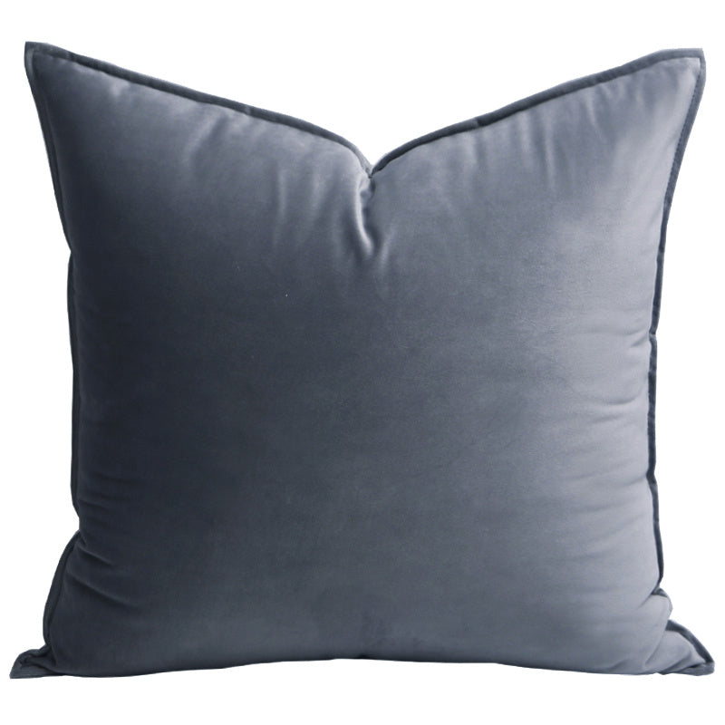 Housse de coussin décoratif en velours pour canapé