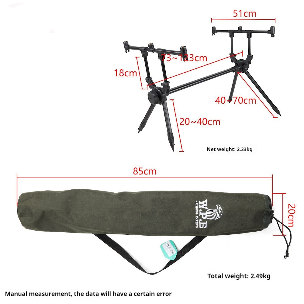 Fishing Rod Bracket Aluminum Alloy Main Body Quick And Portable Installation Fishing