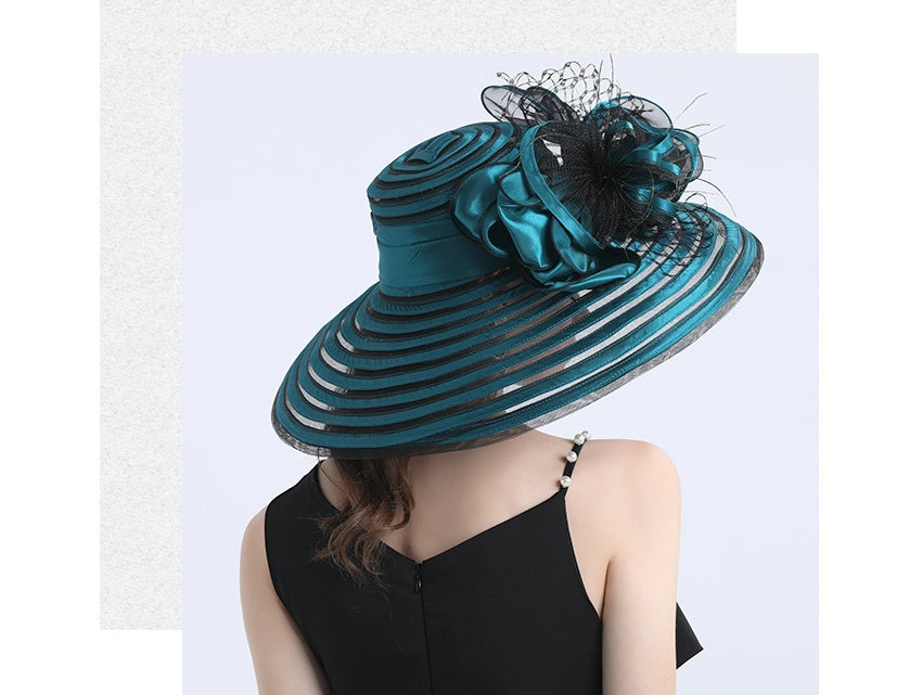 Chapeau décontracté femme à grand bord