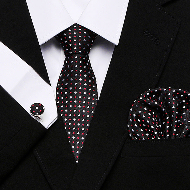 Costume trois pièces cravate homme de la nouvelle série cravate fleur de cachemire