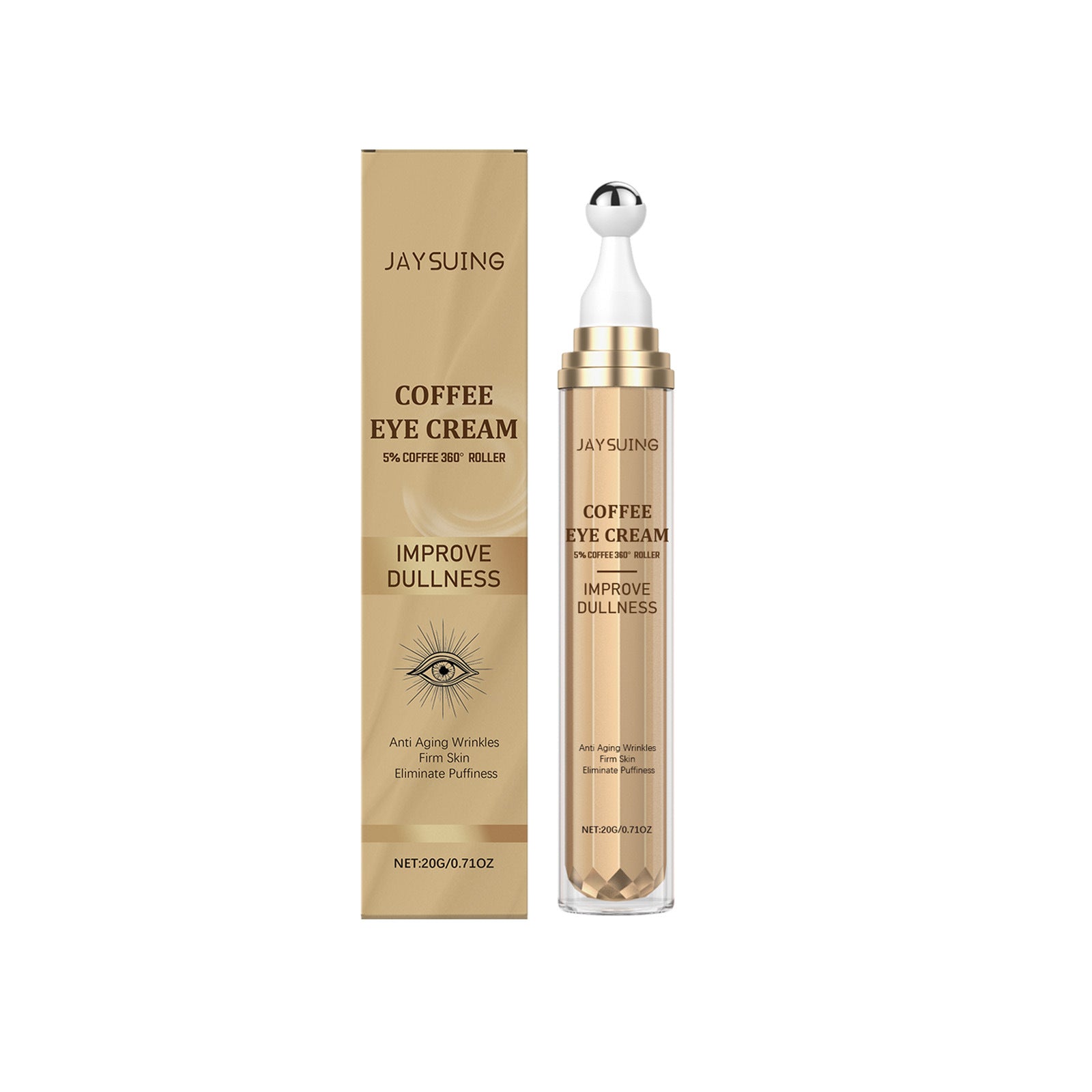 Crème raffermissante contour des yeux à la caféine