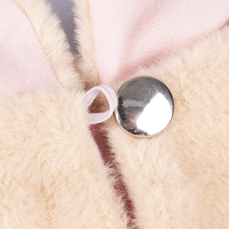 Manteau pour animaux de compagnie confortable, chaud et mignon