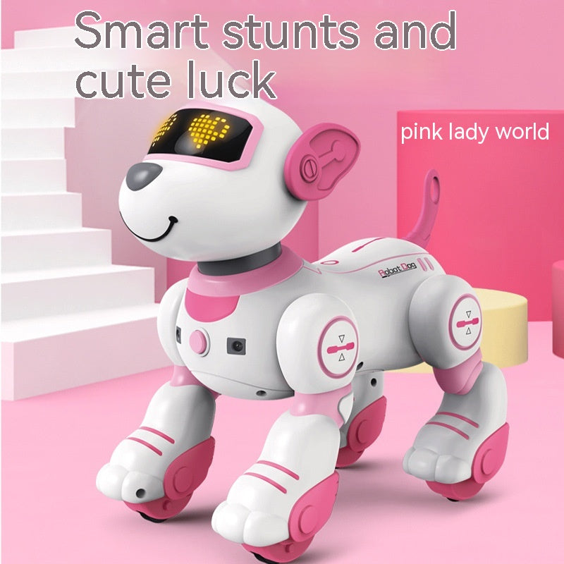 Chien robot intelligent de simulation cascadeur télécommandé électrique