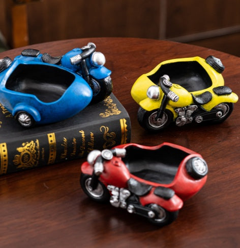Retro Motorcycle Anti-flying Ashtray Creative Personality