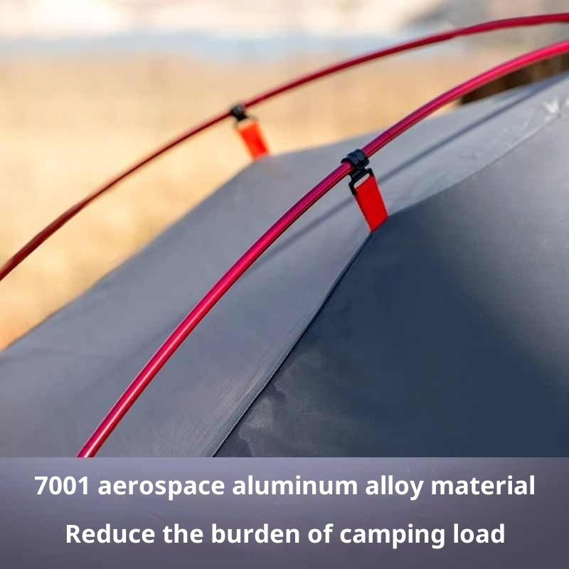 Professional Camping Tent With Ultra-light Aluminum Poles For Outdoor Storm Protection