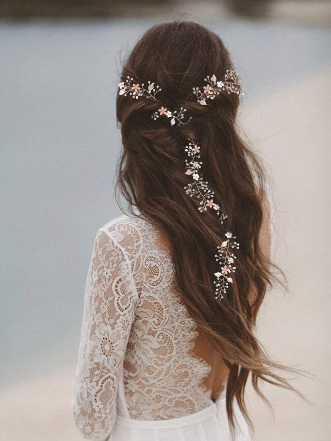 Bridal Headdress Crystal Pearl Hair Band