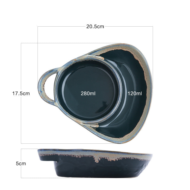 Nueva bandeja de horno de cerámica vintage