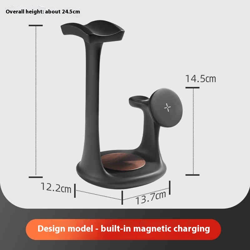 Creative Three-in-one Magnetic Wireless Charging Mobile Phone Holder